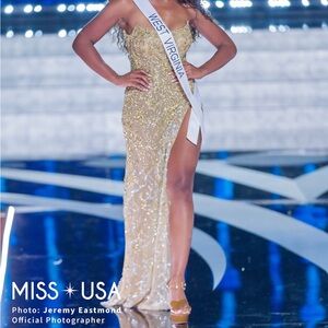 Custom Sherri Hill gown worn at Miss USA!